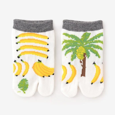 ●Tabi Socks for Kids Low-cut / Banana【S・M・L】