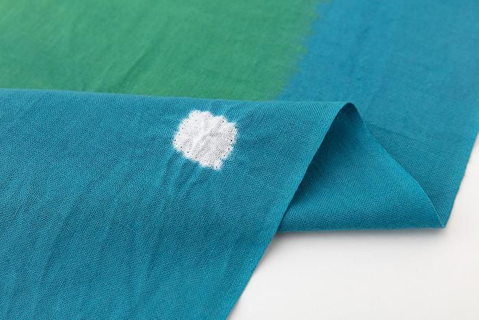 SOU・SOU×有松鳴海絞手巾／山雅商店謹製 彩遊 常盤色