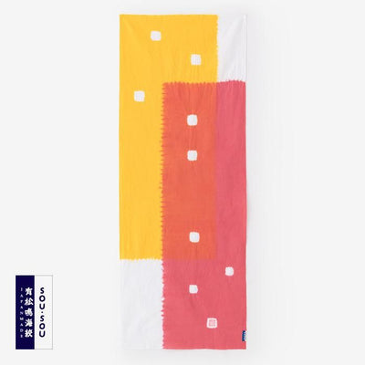 SOU・SOU×Arimatsu Narumi Tie-dye Handkerchief／Yamamasa Shoten IroasignBeauty Golden Yellow