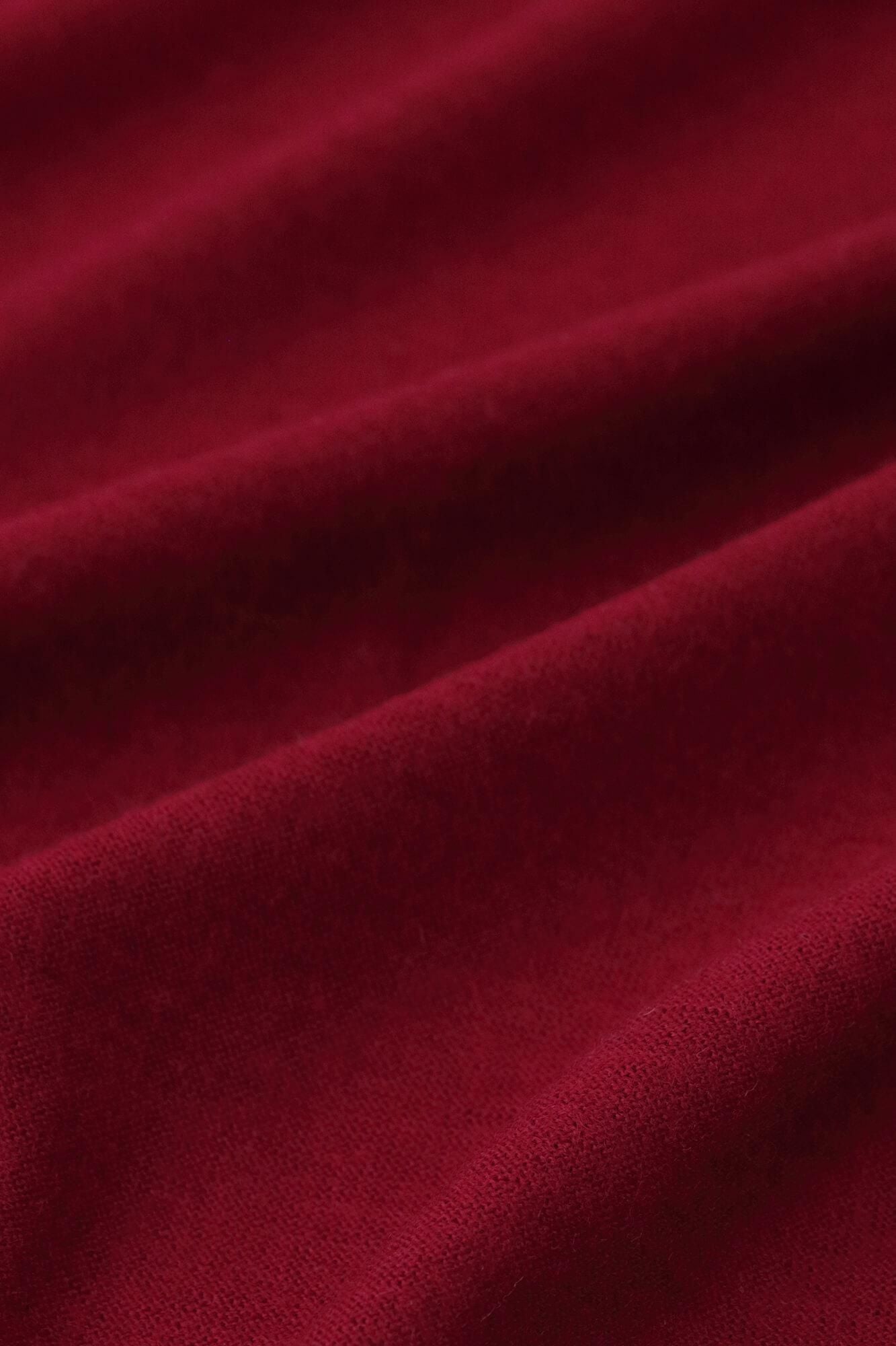 ウォッシャブルウール天竺 むささび／深緋（こきひ）