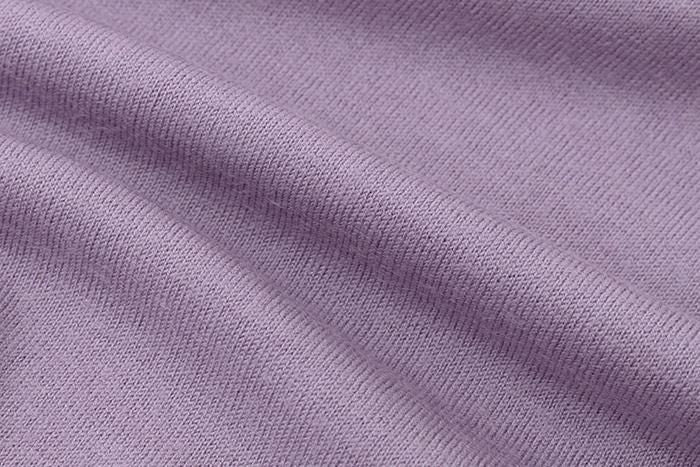 平針織 可洗羊毛 飛鼠袖外披／紅藤色