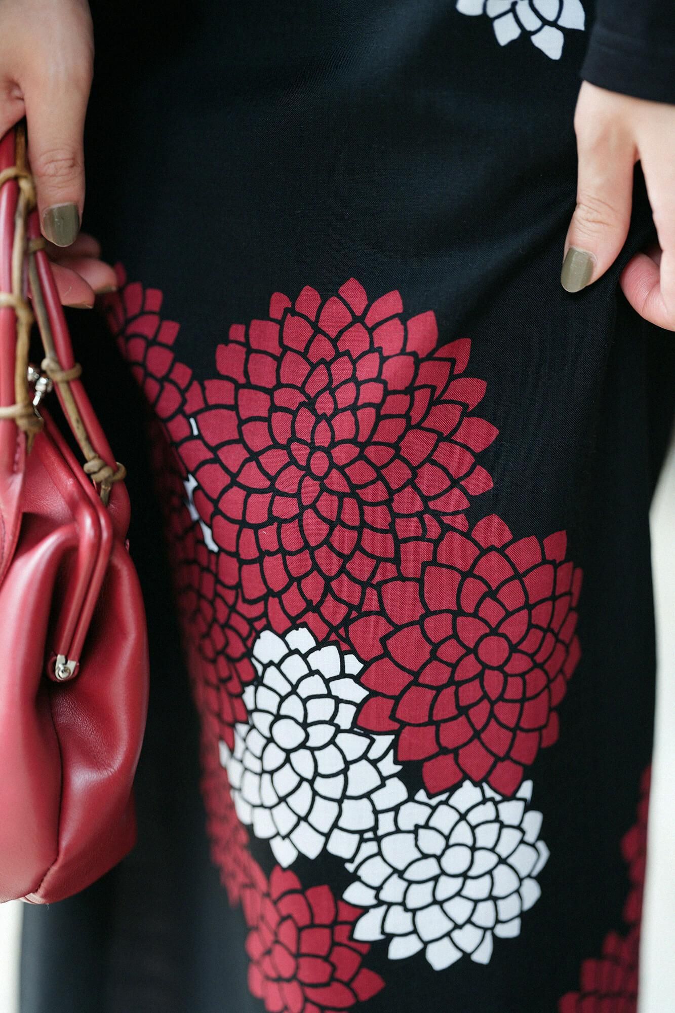 Musselin Koshiki/Chrysantheme in den Wolken