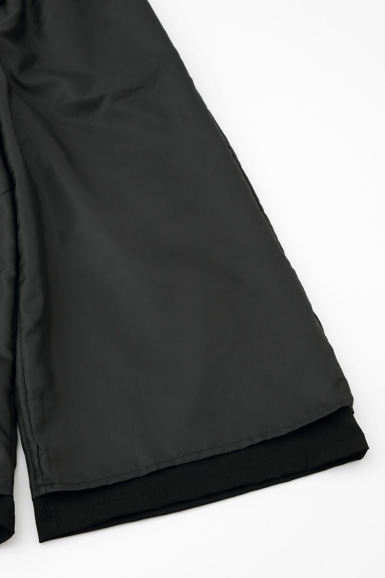 モスリン 広形（ひろなり）もんぺ／濡羽色（ぬればいろ）