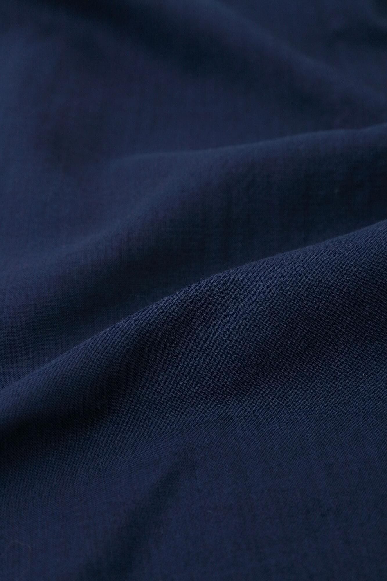 平纹细布宽蒙佩/深蓝色