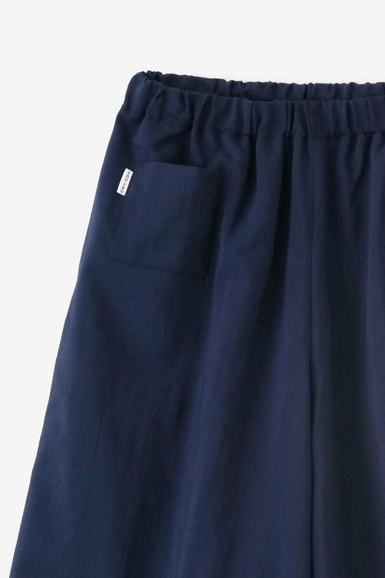 平纹细布宽蒙佩/深蓝色