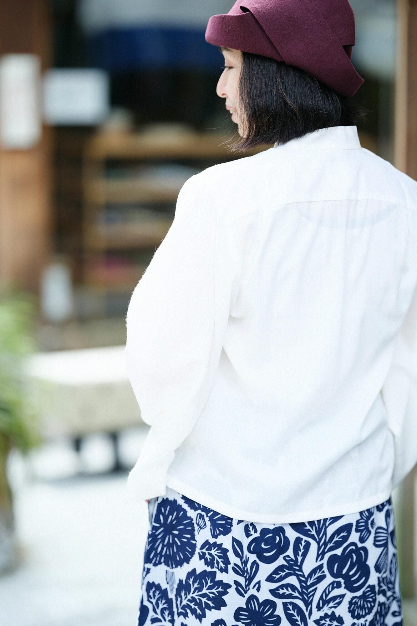 モスリン 草衣（そうい） 上（うえ）／胡粉色（ごふんいろ）