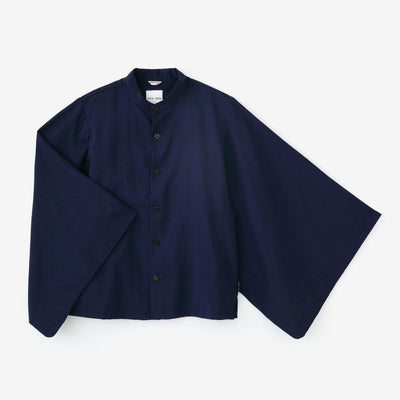 モスリン 草衣（そうい） 上（うえ）／濃紺（のうこん）