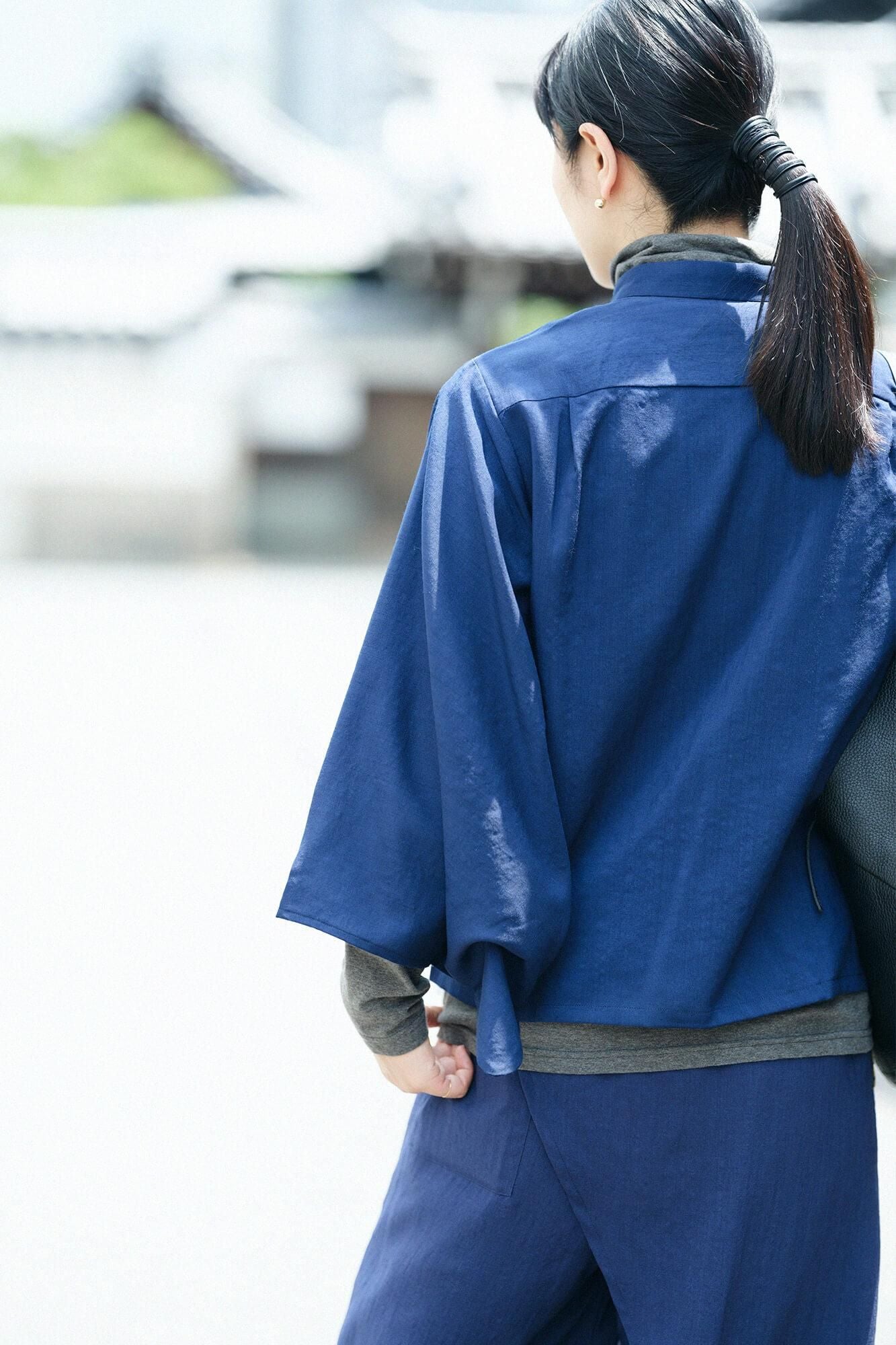 모슬린 소이(Ue) /남색