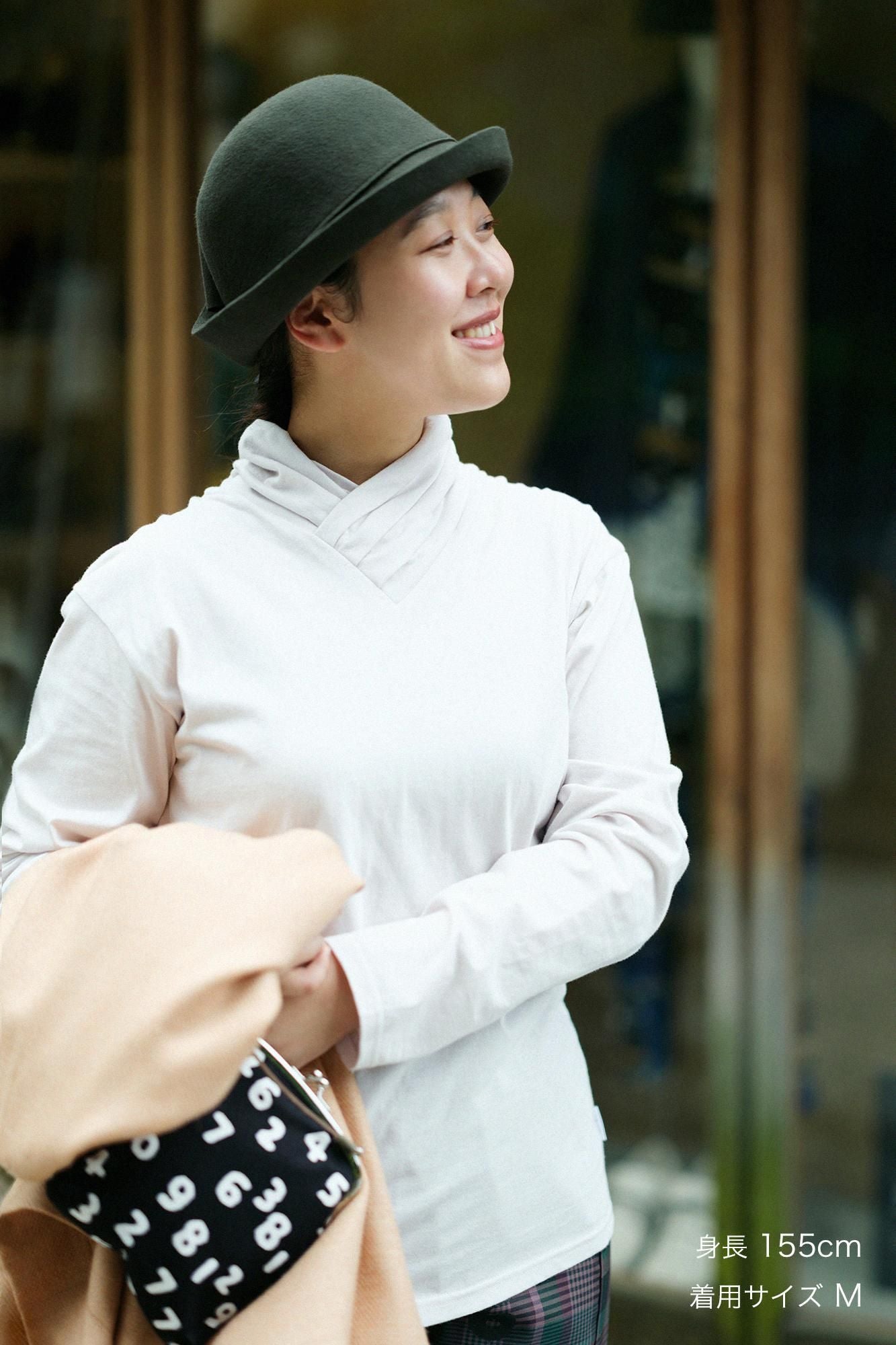 衿巻ジバン／桜鼠（さくらねず）