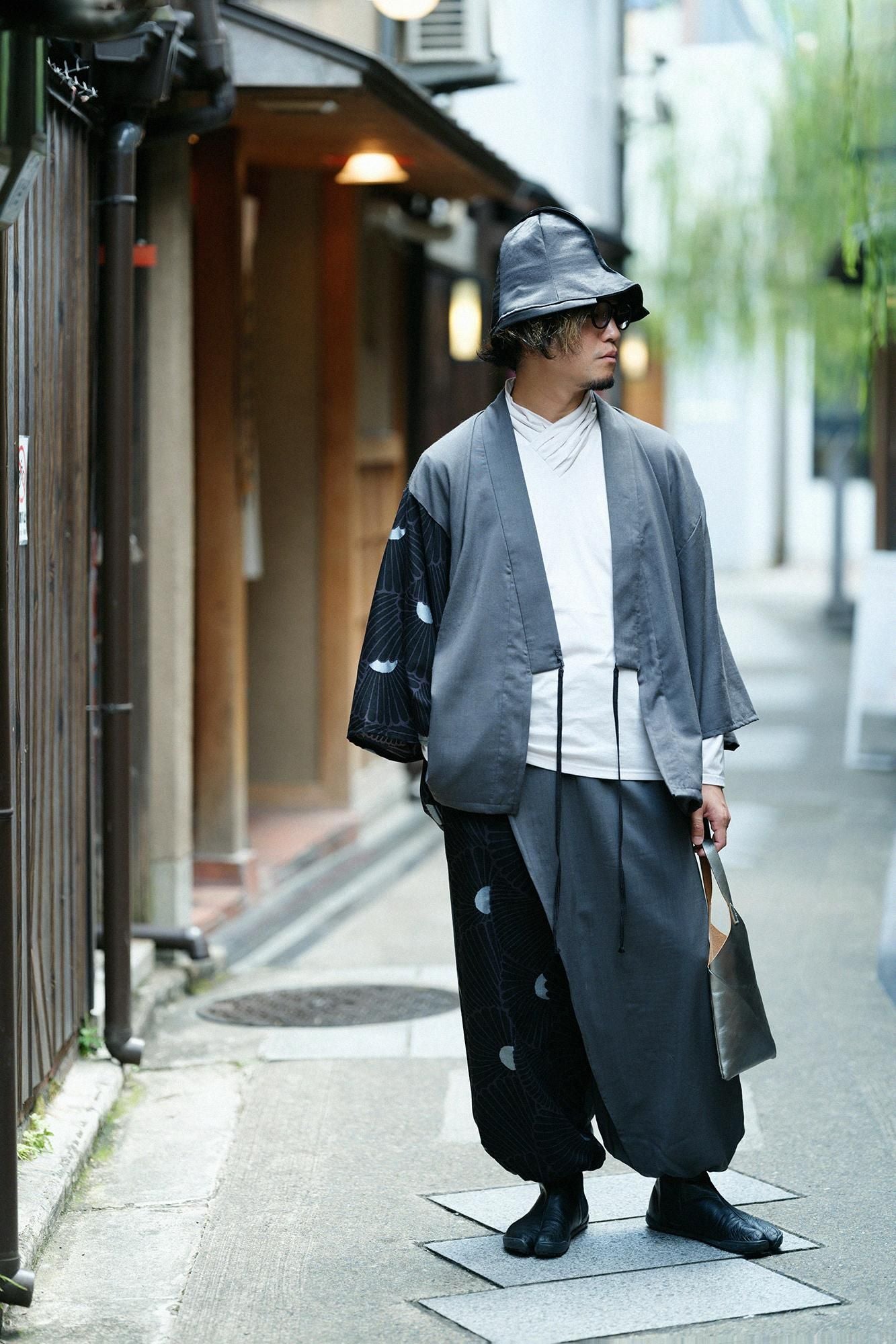 衿巻ジバン／桜鼠（さくらねず）