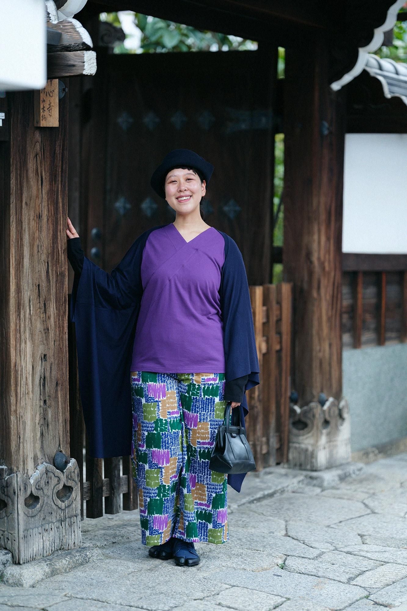 sousou ソウソウ 衿巻ジバン／杜若色（かきつばたいろ） 抜衿ジバン