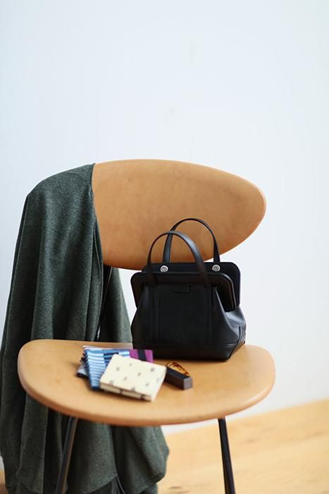 SOU・SOU× y'saccs 페이크 가죽 토트 가마 작은/검은색(당신이 그것을 입었다면 괜찮습니다) ×SO-SU-U콘