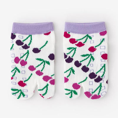 ●Tabi Socks for Kids Low-cut / Cherries【S・M・L】