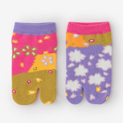 ●Tabi Socks for Kids Low-cut / Sakura Sakura【S・M・L】