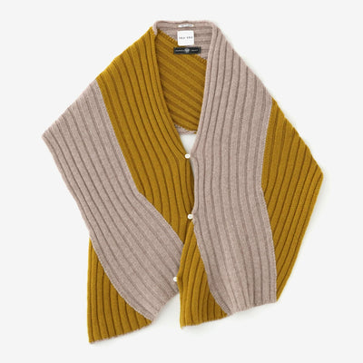 [预约]SOU・SOU×ALPHA Cashmere Karesansui Somenagashi/Chanezu × 金色（*预定11月25日左右发货）