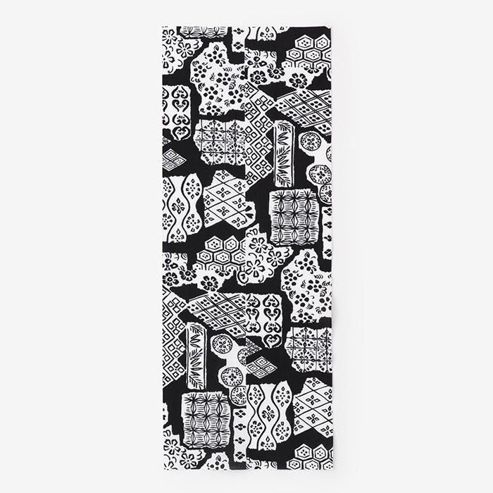 Ise-Baumwolltextil Tenugui/Die Geschichte von Genji