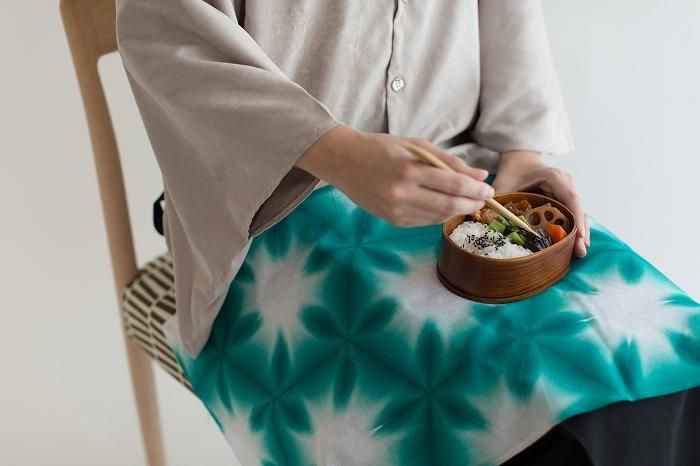 SOU・SOU×有松鳴海紮染 手巾／張正謹製 雪花4綠色