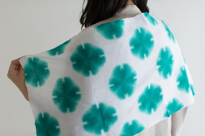 SOU・SOU×有松鳴海紮染 手巾／張正謹製 雪花3綠色