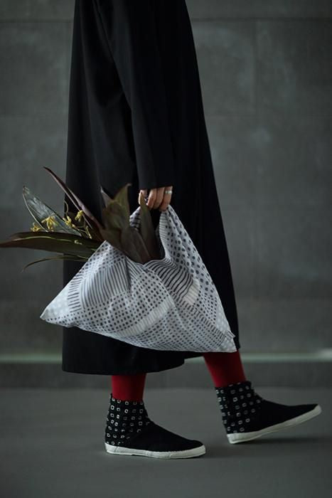 Isemomen Cotton Eco Bag / Field Large Pale Ink