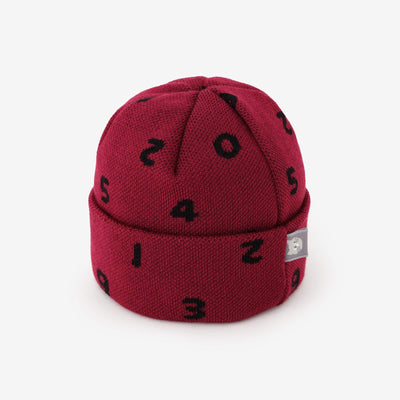 ●BIKE 針織帽素数 上下 胭脂色