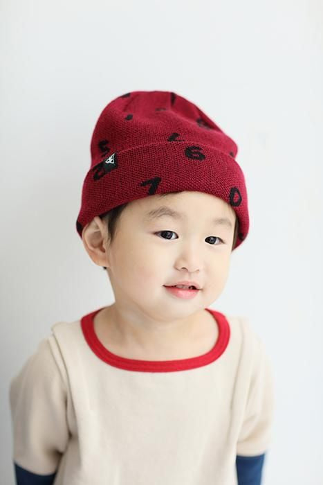 ●BIKE 針織帽素数 上下 胭脂色