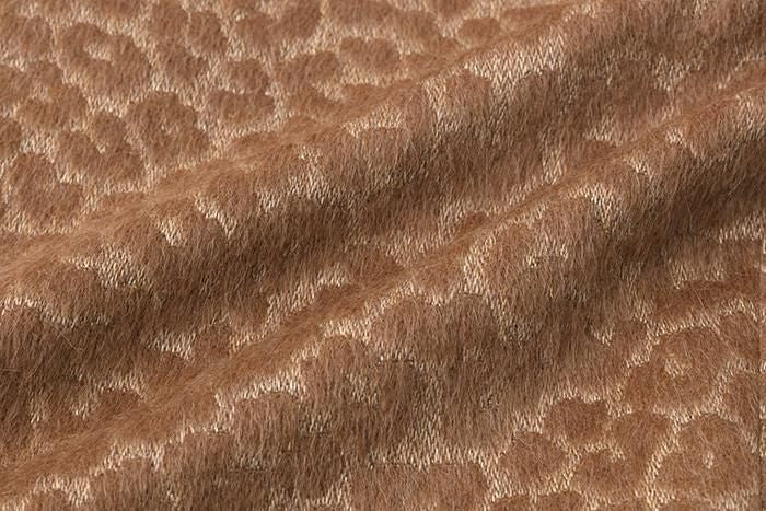 【net限定】豹ジャカール 裁付（たっつけ）えんゆう穿き／丁字茶（ちょうじちゃ）