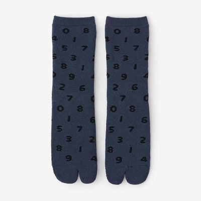 Pile Lining Tabi Socks (Mid-calf)／SO-SU-U Ink Blue【Men・Women】