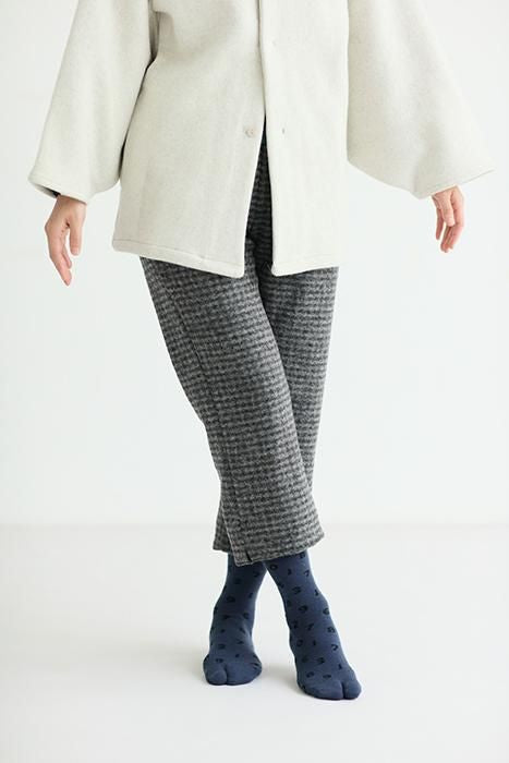 Pile Lining Tabi Socks (Mid-calf)／SO-SU-U Ink Blue【Men・Women】