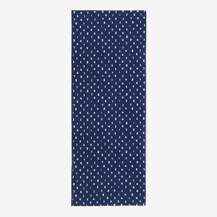 Ise Momen Textil-Tenugui/BohnenSO-SU-U Dunkelblau