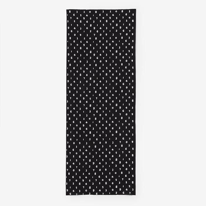 伊勢木綿 textile手ぬぐい／豆SO-SU-U 濡羽色（ぬればいろ）