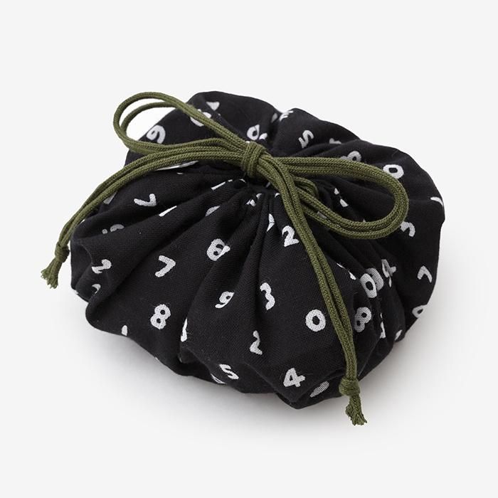 이세모멘 오무스비 주머니/콩SO-SU-U 검은색