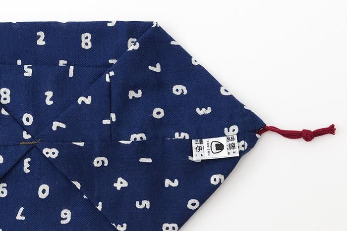 이세모멘 오무스비 주머니/콩SO-SU-U 남색