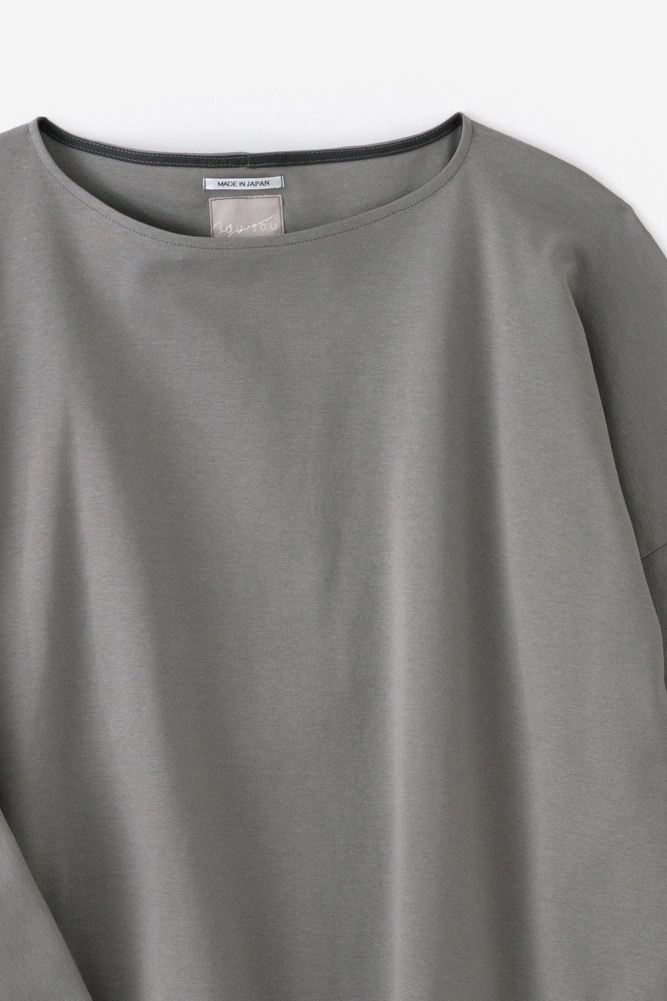 펀치 로마 보트 목이 긴 소매튜닉/ 마우스 색상