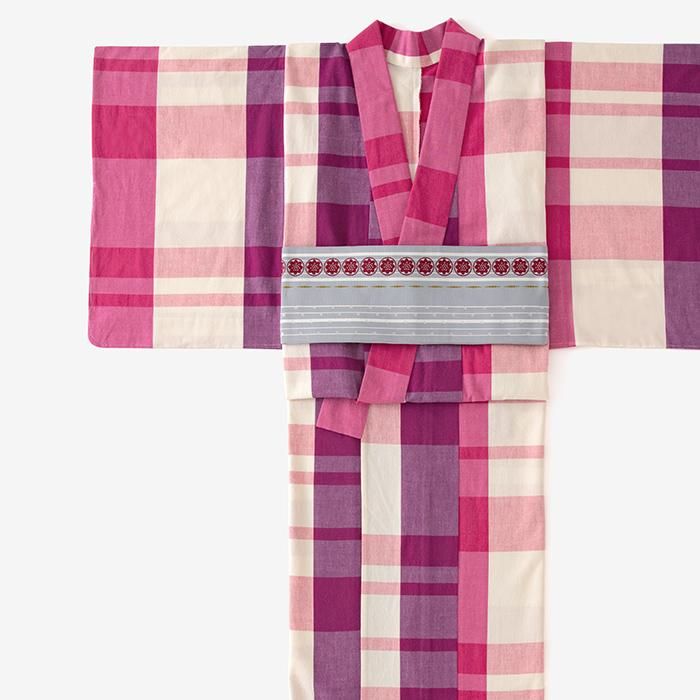 [※ Tailoration détaillée] ISE COTTON (20/20) Tissu kimono / Ujibashi réseau Peony Couleur