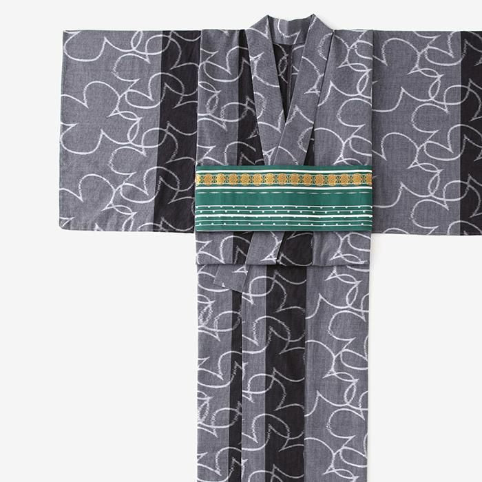 [*Durch Schneiderei] Kurume Kasuri Stoff/Glück Mokuhai