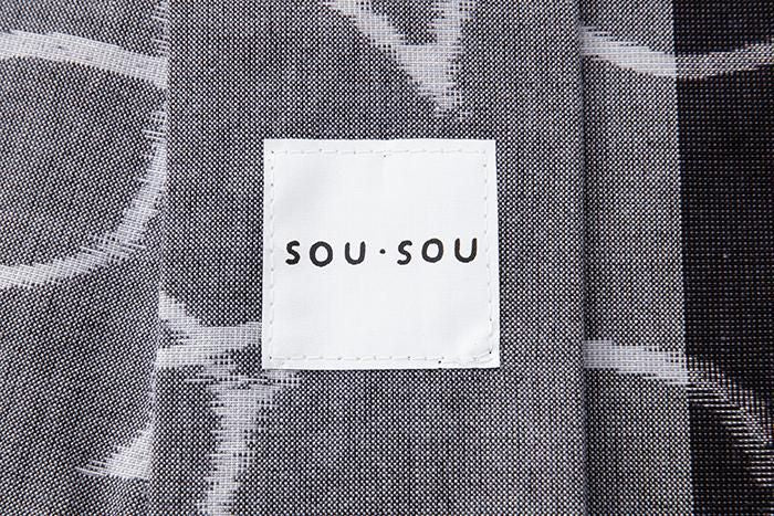 【※お仕立て別】久留米絣 反物／しあわせ 杢灰（もくはい）