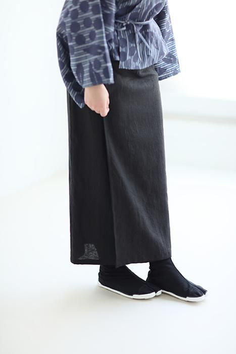 股付5枚足袋／濡羽色（ぬればいろ）