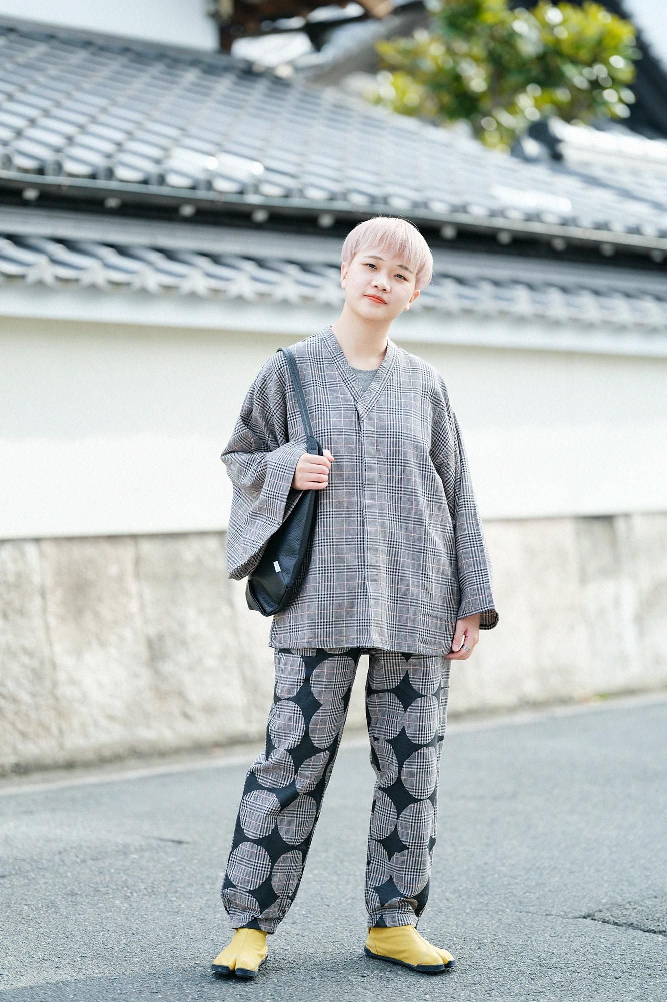 【SOU・SOU ソウソウ】先丸5枚足袋　地下足袋　24cm 股付5枚足袋／芥子色（からしいろ）