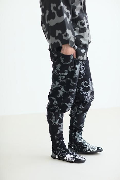 5个圆形的塔比袜/金色锦缎，夜色（Kinrandonsu，Yashiki）