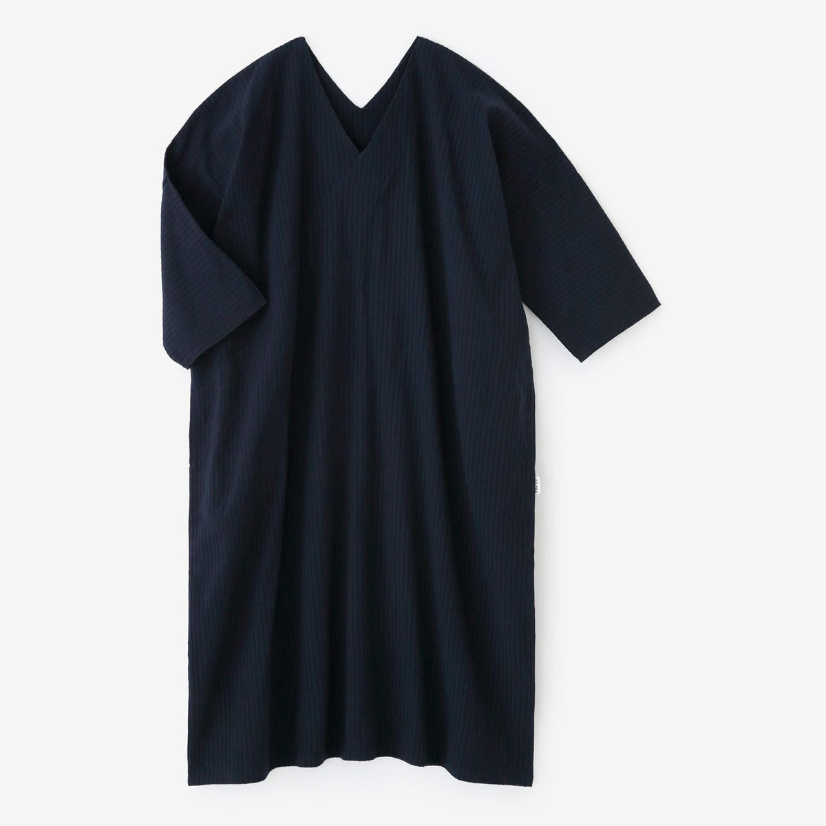 sou・sou 高島縮 抜襟涼衣 瑠璃色 サイズL SOUSOU抜衿涼