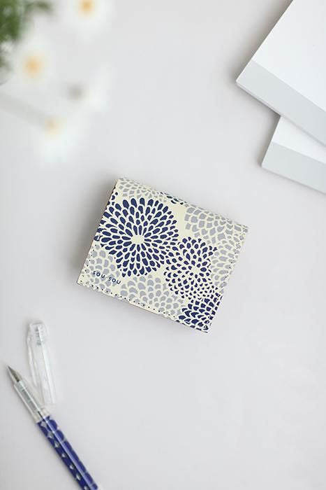 SOU・SOU×QUATRO GATS 手掌錢包/全菊 清風