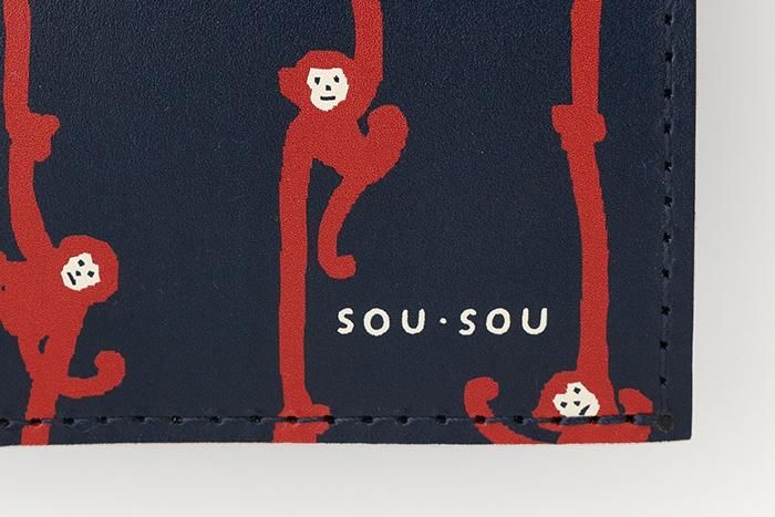 SOU・SOU×クアトロガッツ 小さいふ。／申（さる）