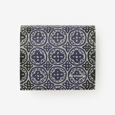 SOU・SOU×QUATRO GATS 手掌錢包/接續花紋