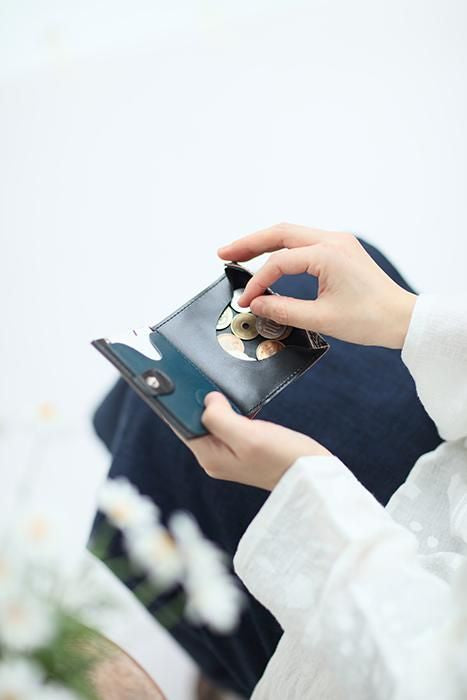 SOU・SOU×QUATRO GATS 手掌錢包/接續花紋