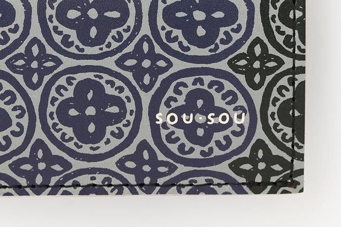 SOU・SOU×QUATRO GATS 手掌錢包/接續花紋
