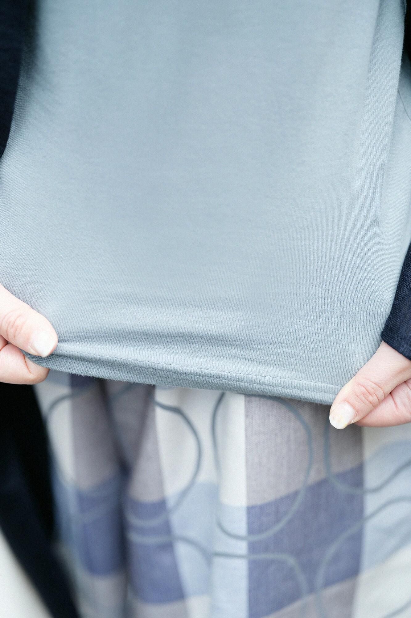 Jiban ohne Kragen, 3/4 Länge/Celadon-Ratte (Seijinezu)