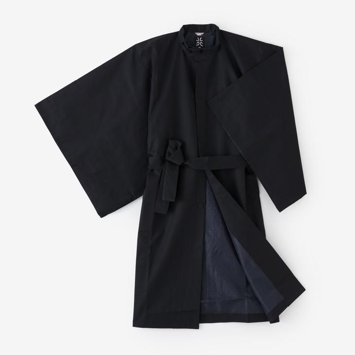 【net limited】Water-repellent Twill Weave(Hassui AyaFestivethe law of nature) Round Collar Coat（Round collarGaito)/Dark Navy