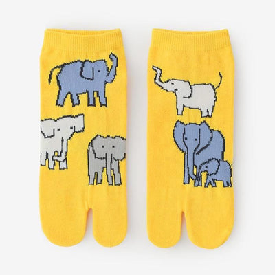 Tabi-Unterteil (knöchellang)/Elefant [für Männer und Frauen]