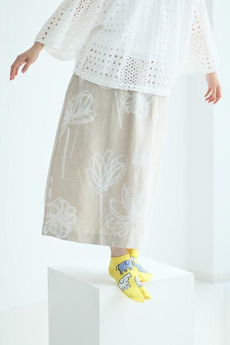 Tabi-Unterteil (knöchellang)/Elefant [für Männer und Frauen]