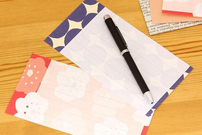 【net限定30%OFF】 問候語信紙套組／微笑・彈珠